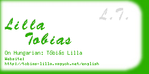 lilla tobias business card