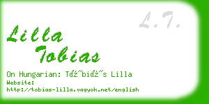 lilla tobias business card